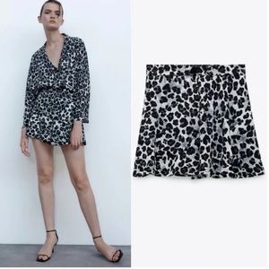 Cheetah Zebra Skort